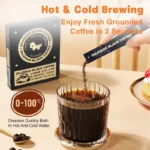 DUJOSOO black coffee Kofe High protein and zero fat zero trans fatty acids 3*10g - Image 8