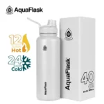 AquaFlask (14oz/ 18oz/ 22oz/ 32oz/ 40oz) AQUA FLASK Wide mouth Vacuum Insulated Stainless Steel Drinking Water Bottle